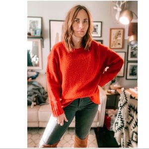 Zara Knit Oversized Ribbed Sweater 